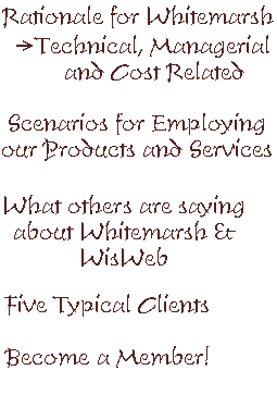 Why Employ Whitemarsh Products and Services